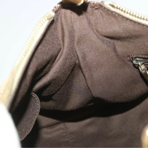 GUCCI CANVAS ABBEY SHOULDER BAG BEIGE/GOLD EARLY 90'S - Picture 12 of 12